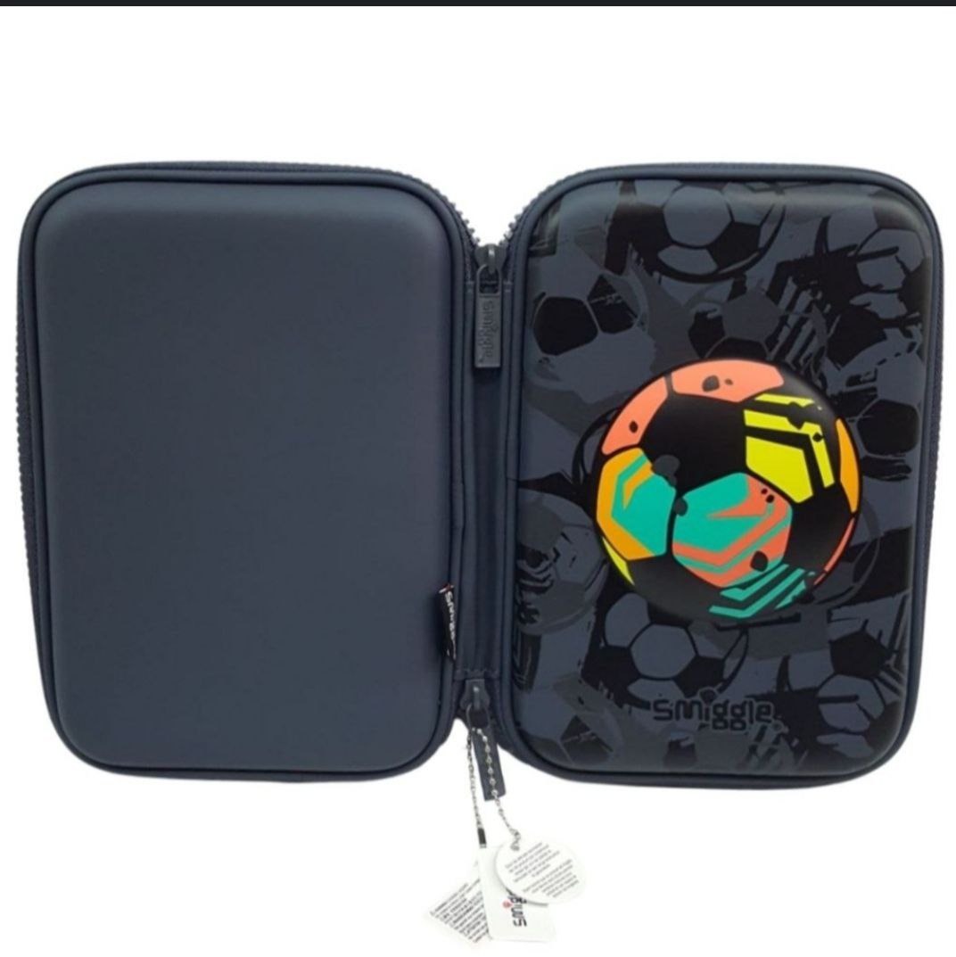 Smiggle Pencil Case Football Colored Design