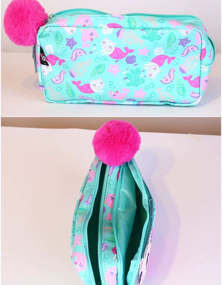 Smiggle Pencil Case Cat Mermaid Design