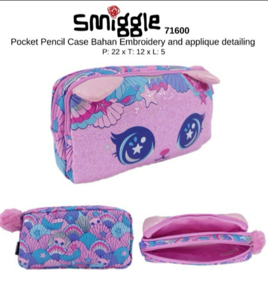 Smiggle Pencil Case Cat Design
