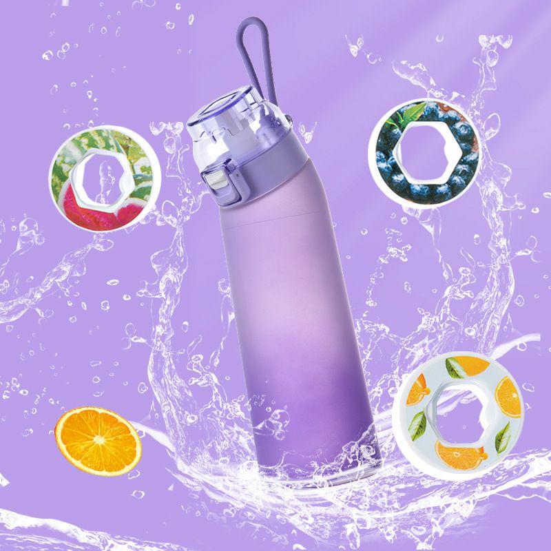 Flavored Water Bottle 650ml With 3 Random Flavor Pods