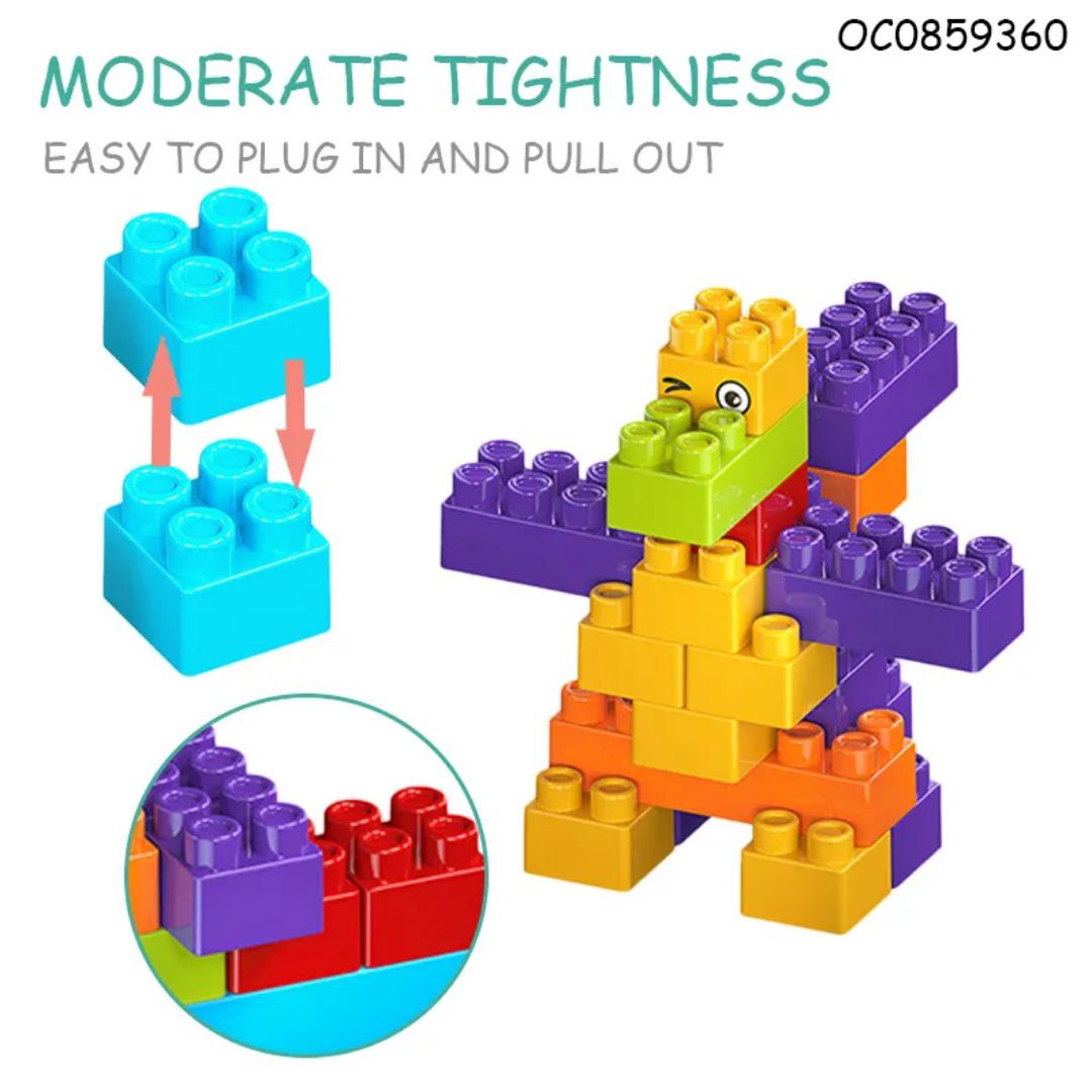 Building Blocks Kids Educational Table 40 Pcs