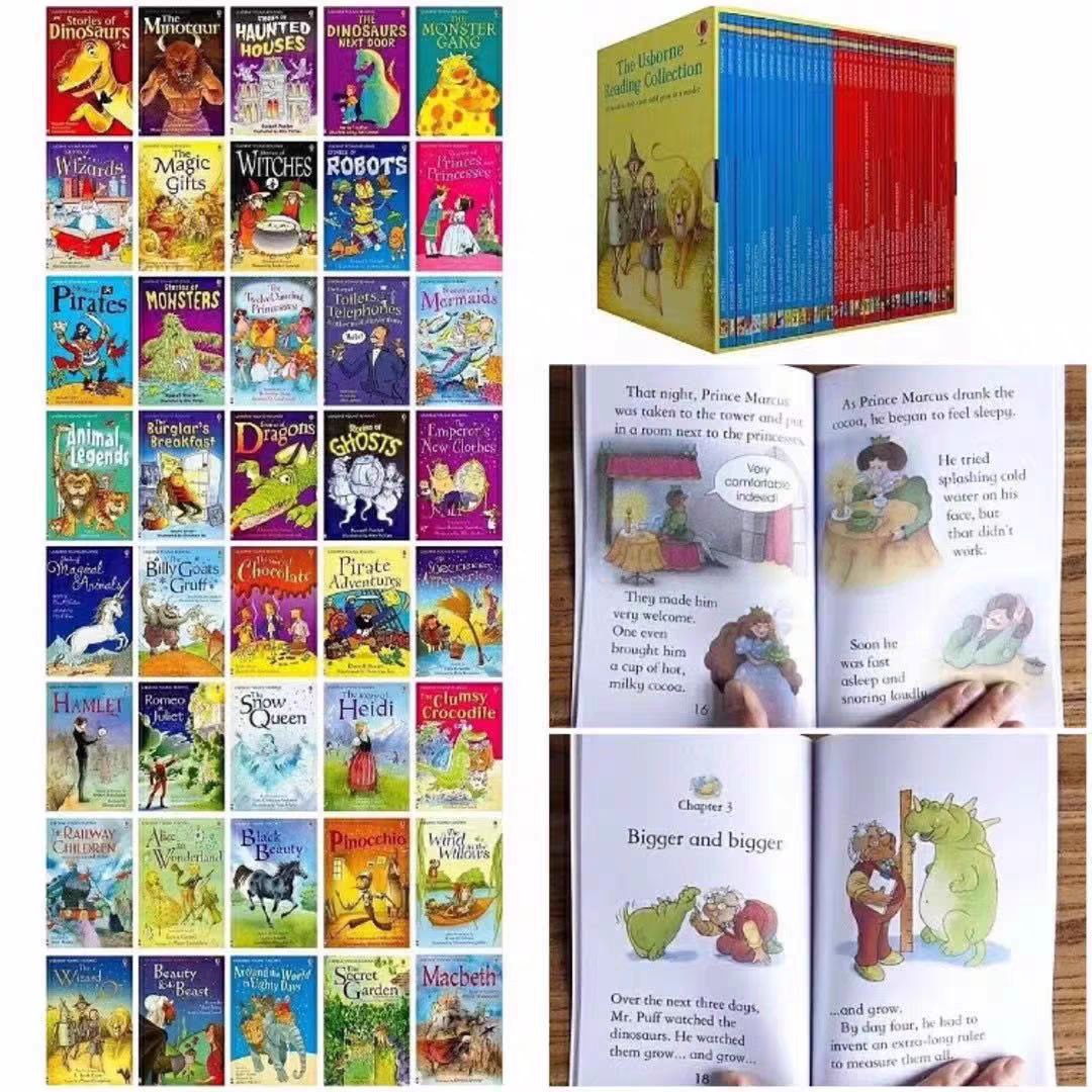 The Usborne Reading Collection 40 Book Set