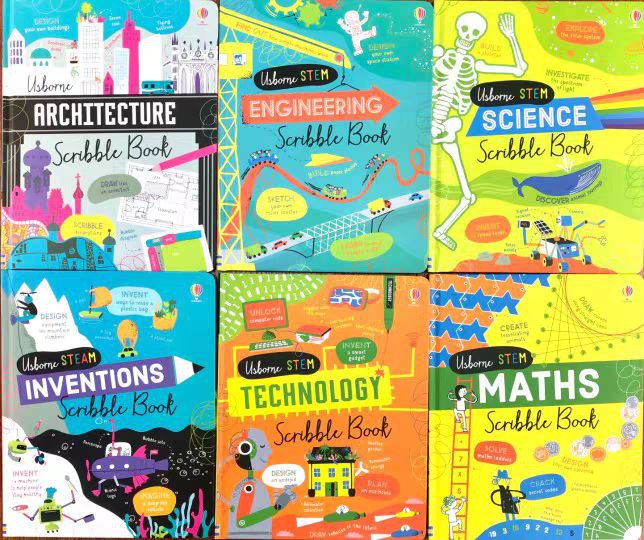 Usborne Stem Scribble Book For Kids