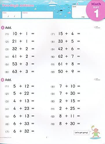 Kumon Summer Review & Prep Grade 2-5 Book For Kids