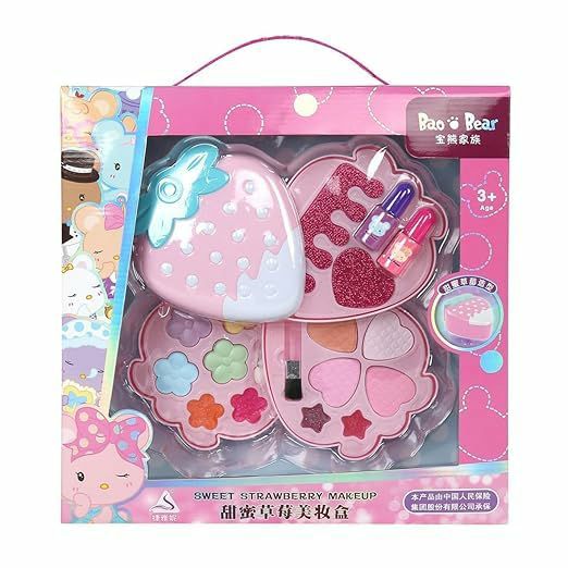 Sweet Strawberry Makeup Toy Set For Kids