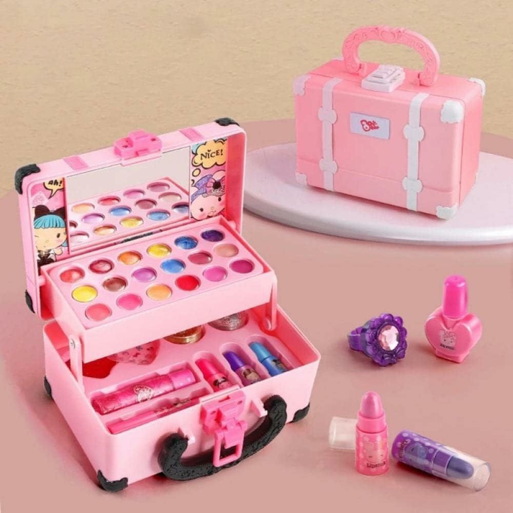 Makeup Toy For Kids Pink Bag