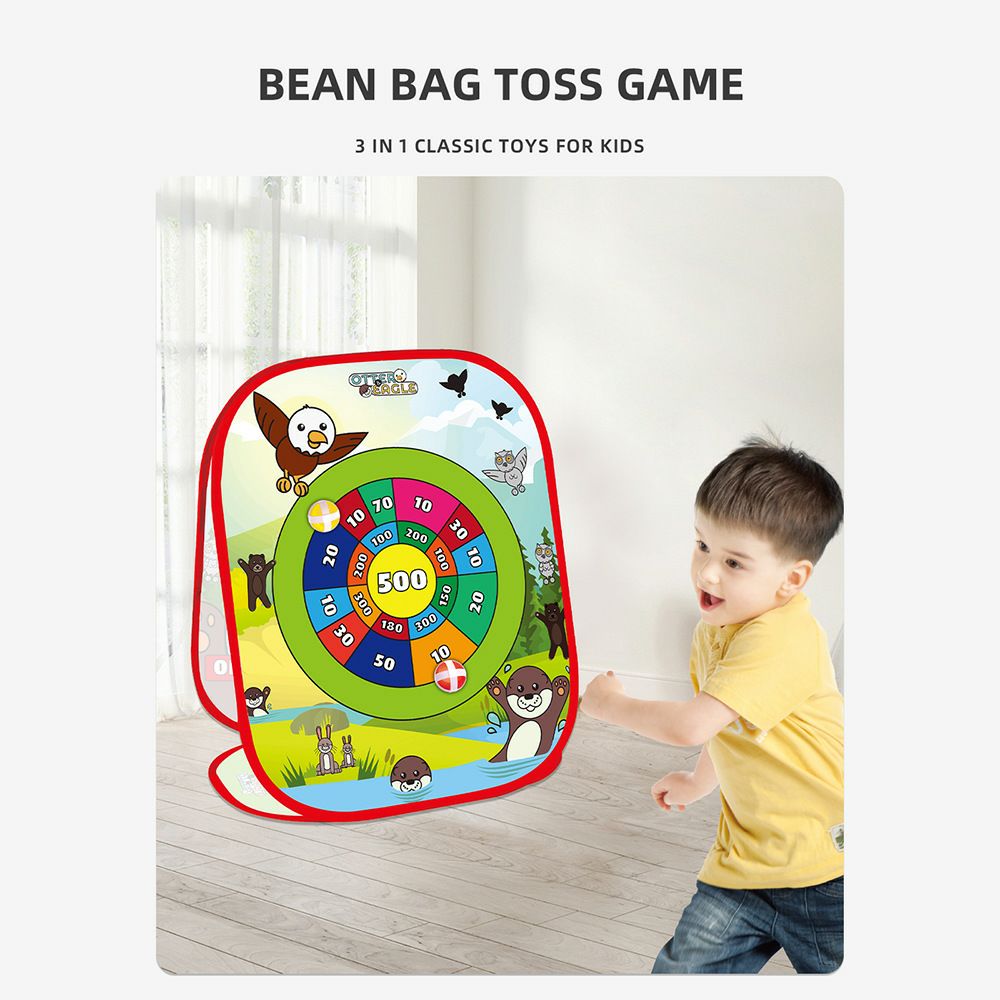 Bean Bag Toss Game 3in1 For Kids