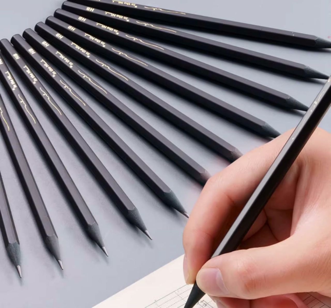 Black Wood Pencil 2B Pack Of 10
