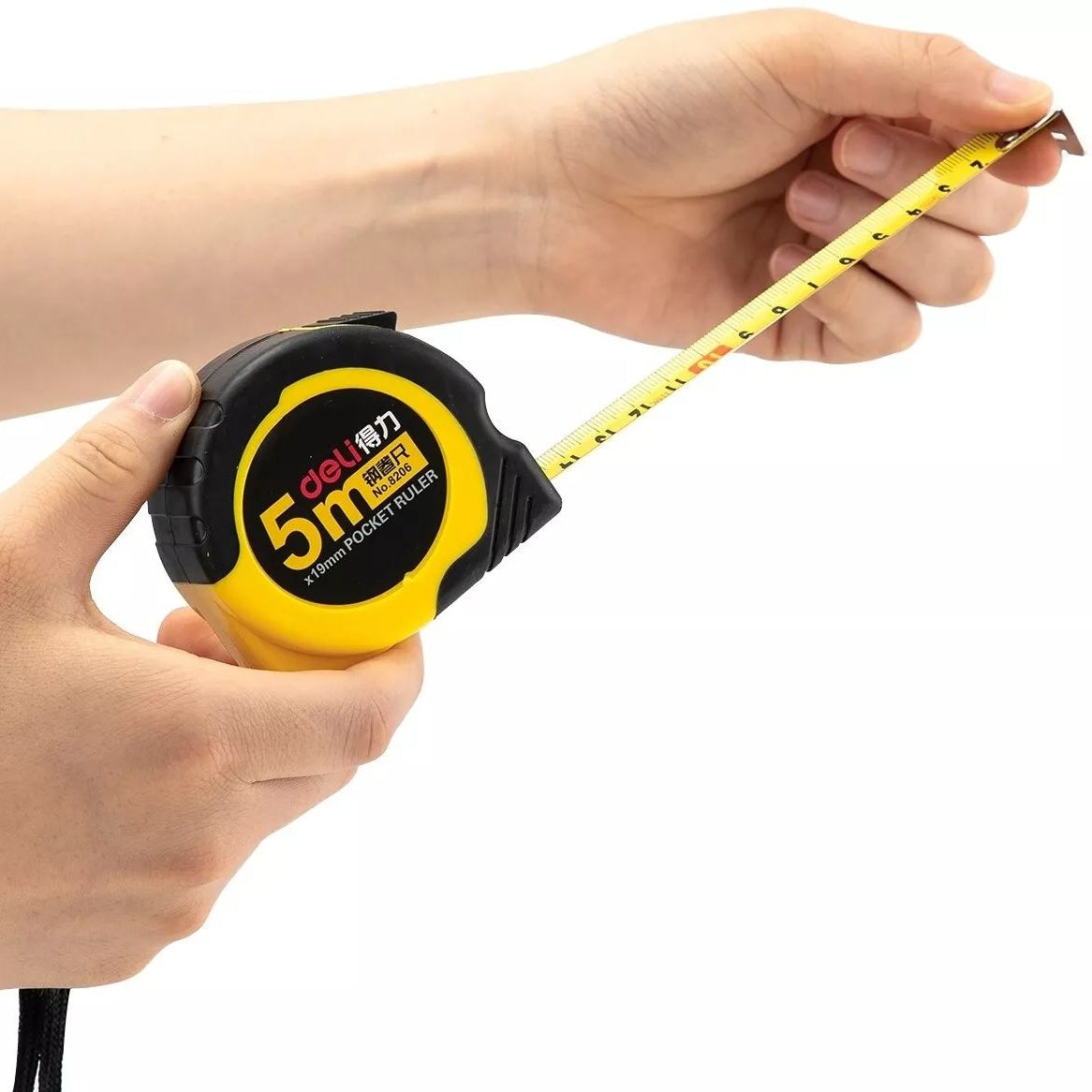 Tape Measure Deli 5m *16mm pocket Ruler