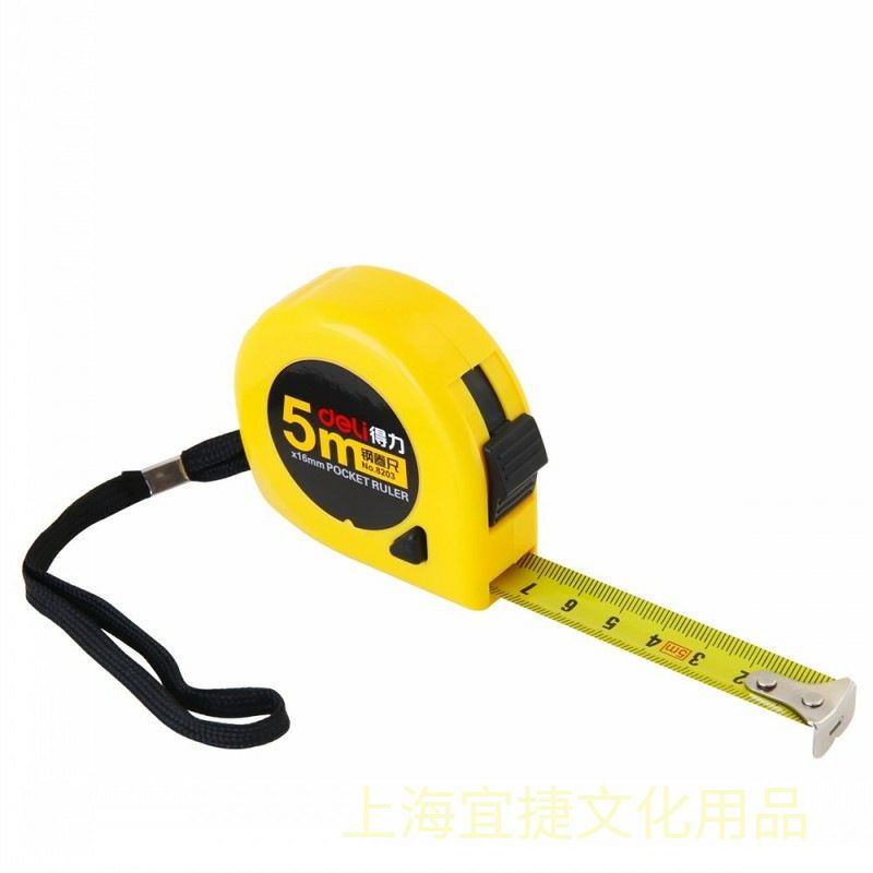 Tape Measure Deli 5m *16mm pocket Ruler