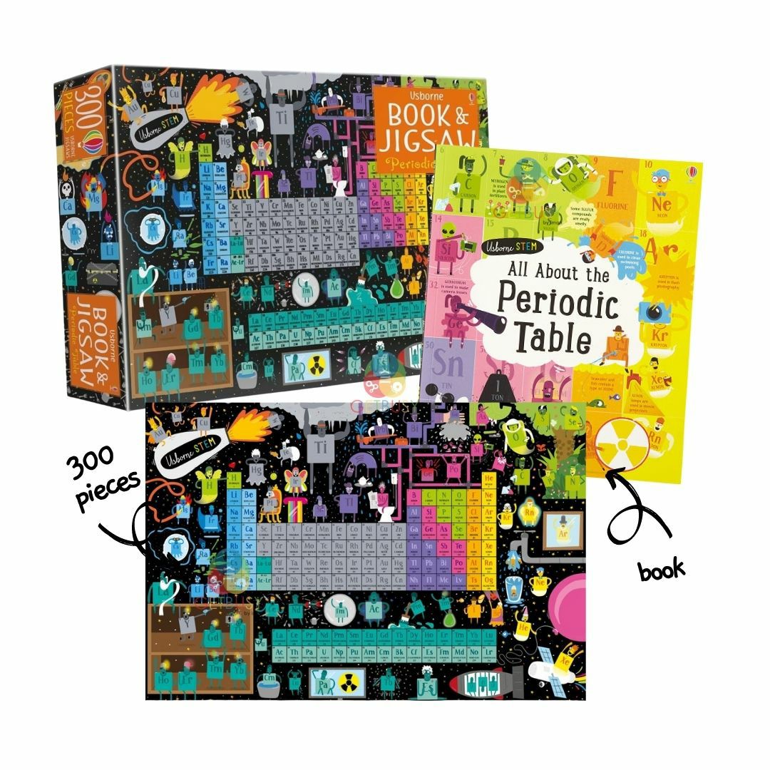 Usborne Book & Jigsaw Periodic Table 300 Pcs