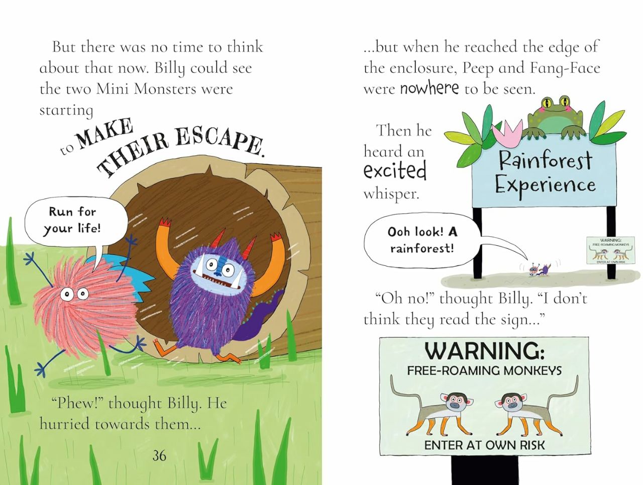 Billy And The Mini Monsters 15 Books Set
