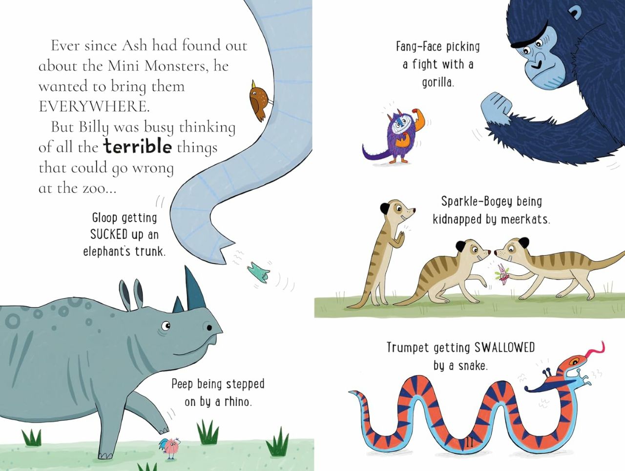 Billy And The Mini Monsters 15 Books Set
