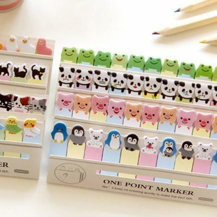 Stick Marker Random Animals design 6 Pcs