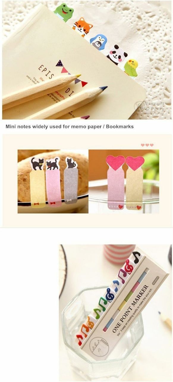 Stick Marker Random Animals design 6 Pcs