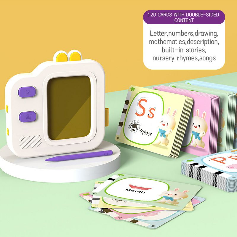 Talking Flash English Educational Toy For Kids with 120 Cards