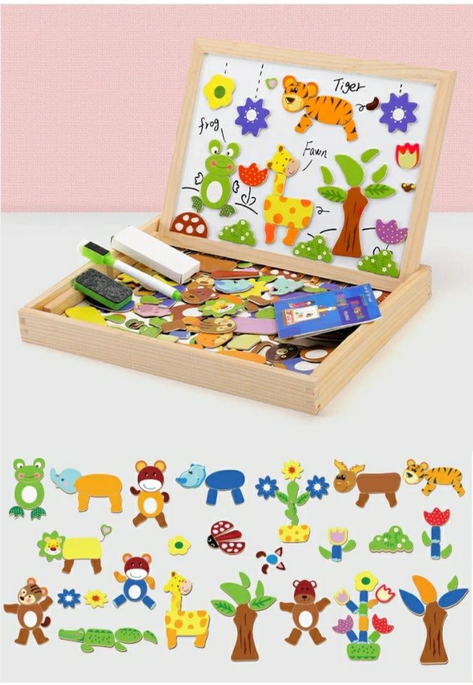 Multifunctional Educational Magnetic Board Toy For Kids 110-135pcs