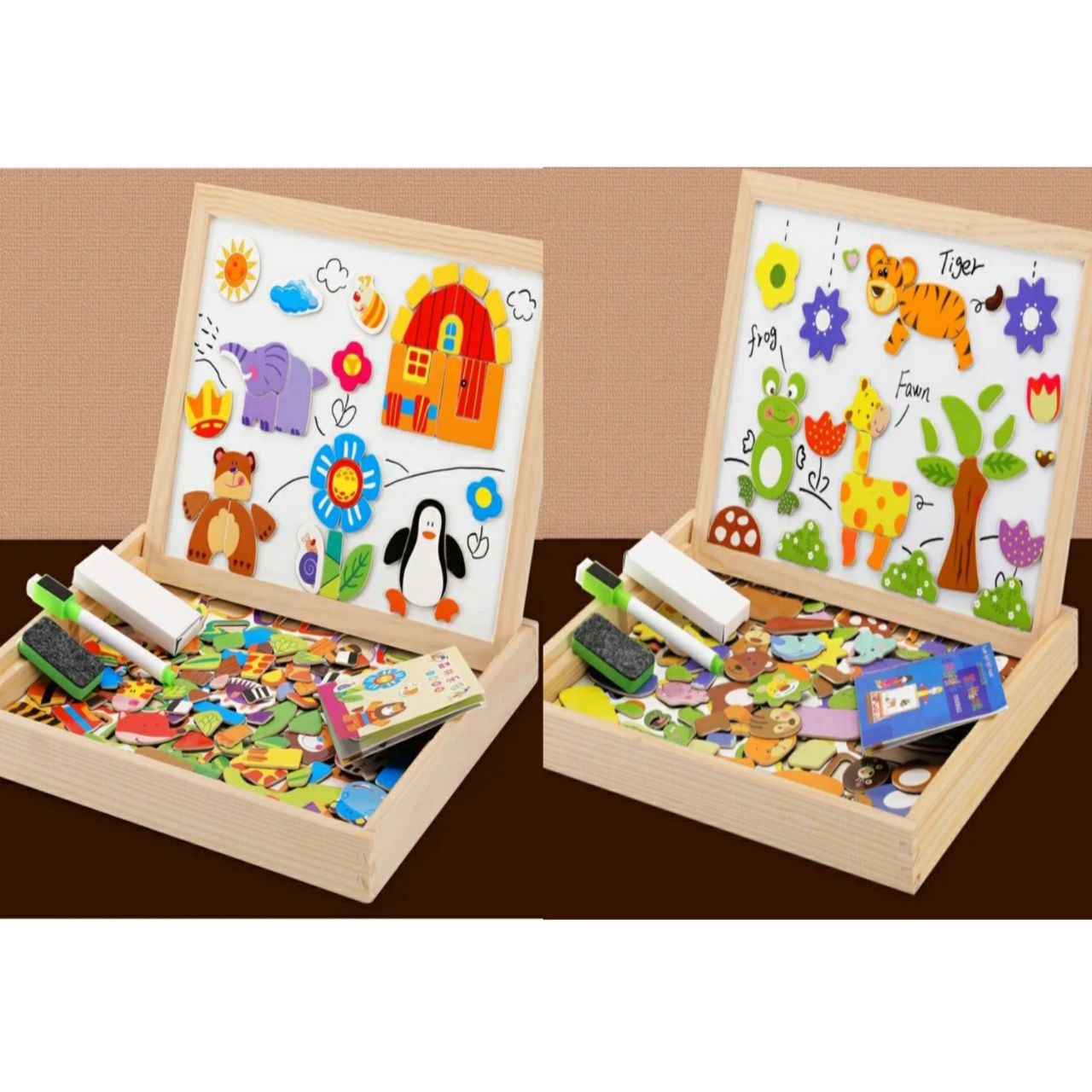 Multifunctional Educational Magnetic Board Toy For Kids 110-135pcs