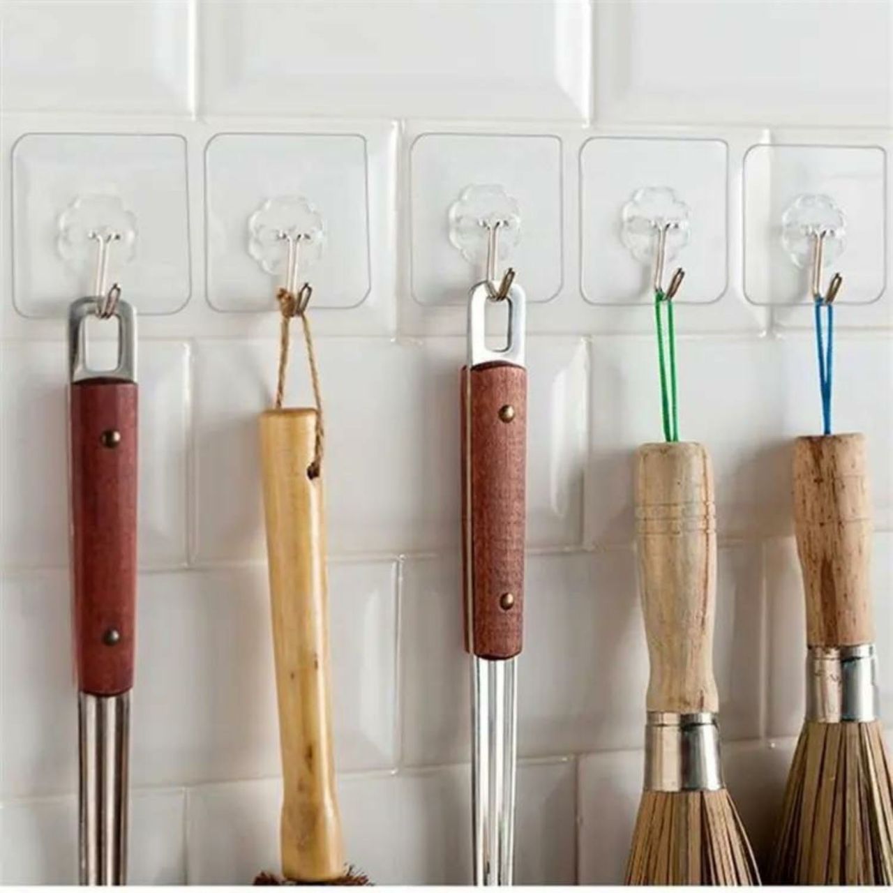 Wall Hook Strong Adhesive 10 Pc