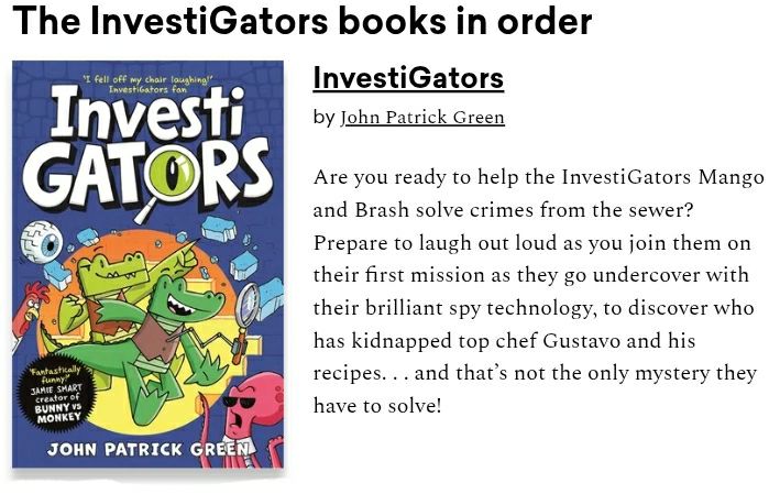 Inverstigators Set Of 9 Books Hard Cover