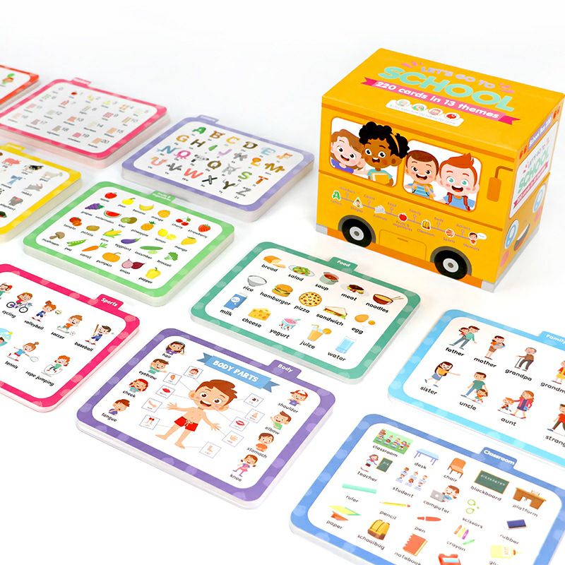 Bus Cards Learning Toy For Kids