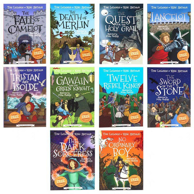 The Legends Of King Arthur 10 Books Set