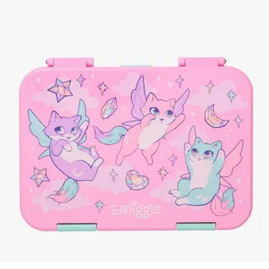 Smiggle Lunch Box Cats Design 21x15x4.5