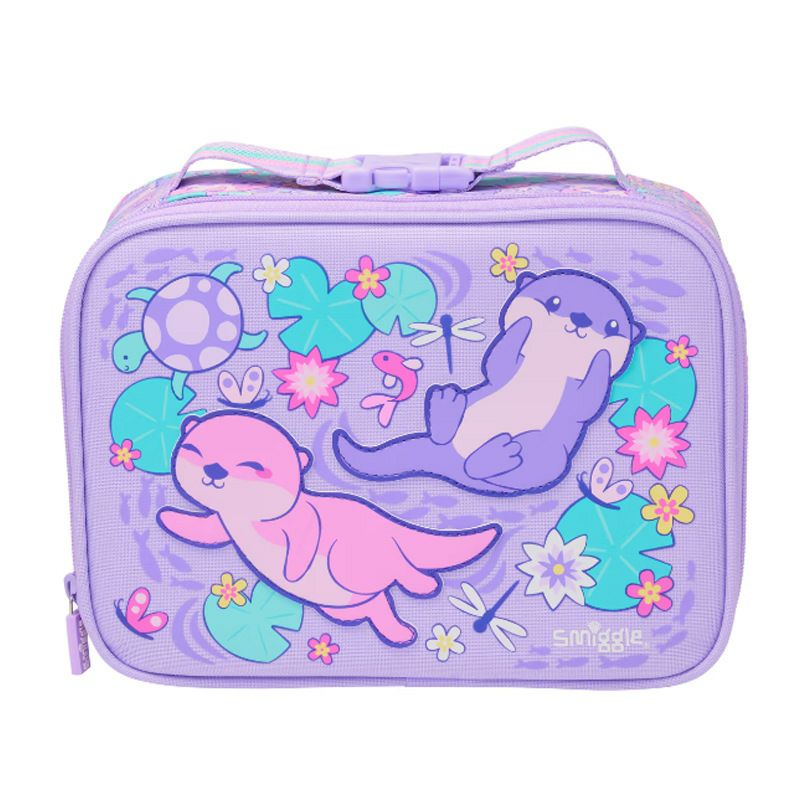 Smiggle 4pcs Set For School Backpack 38cm Lunch Bag Case Bottle