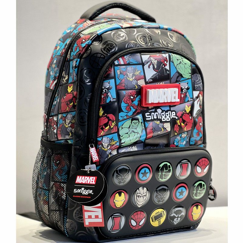 Smiggle Backpack Marvel Super Hereos Design 42cm G1-G3