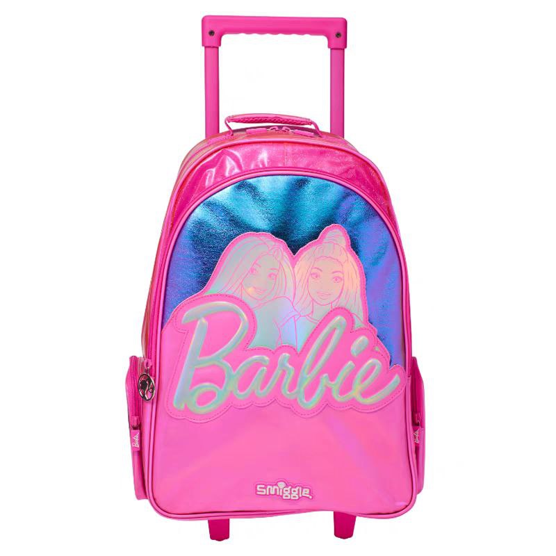 Smiggle Backpack With Wheels Barbie Design