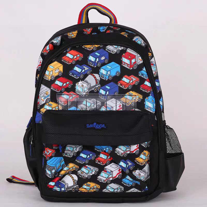 Smiggle Small Backpack Vehicles Design 38cm KG1-KG3