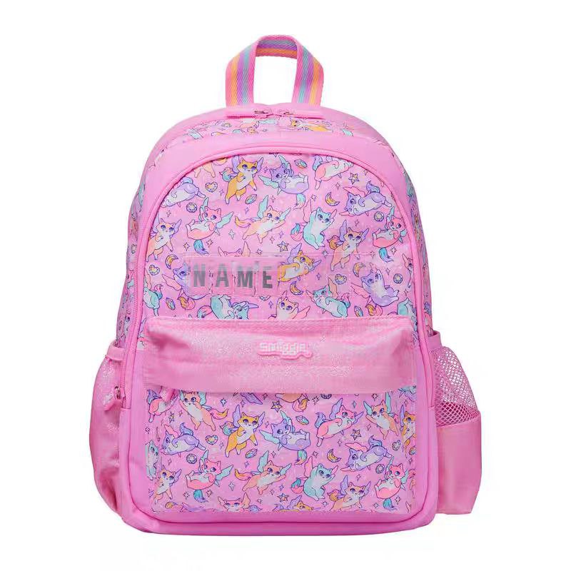 Smiggle Small Backpack Cats Design 38cm KG1-KG3