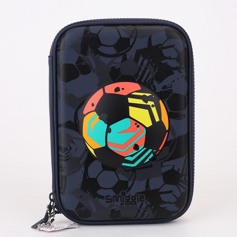 Smiggle Pencil Case Football Colored Design