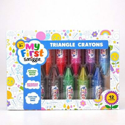 My First Smiggle Triangle Crayons 12 Pcs
