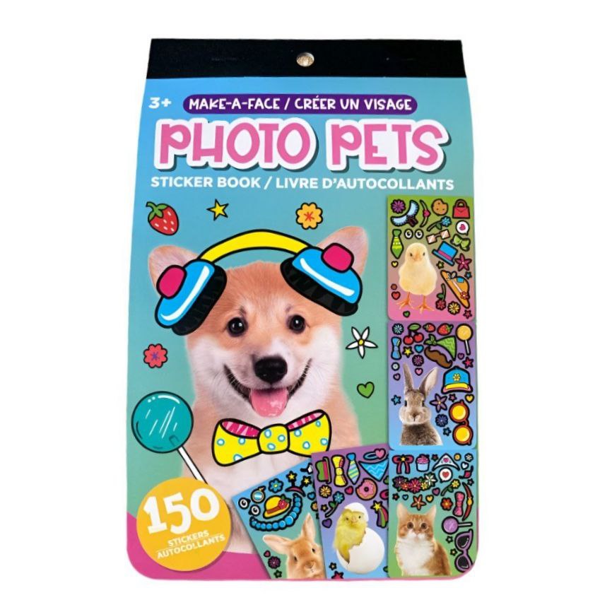 Photo Pets Sticker Book 150 Stickers