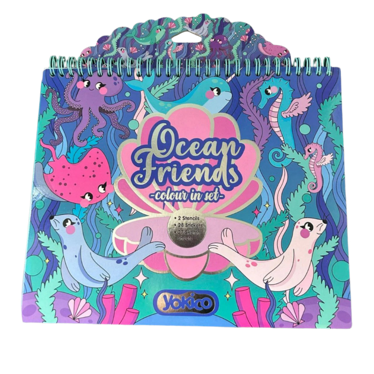 Ocean Friends Colouring Book Set