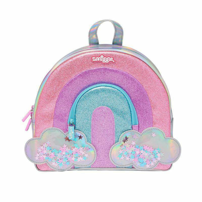 Smiggle Small Backpack Rainbow Design 22cm