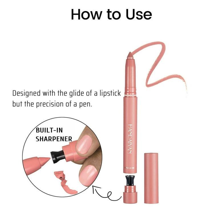 Lip Liner Lipstick Set Of 6 HANDAIYAN Lip Crayon