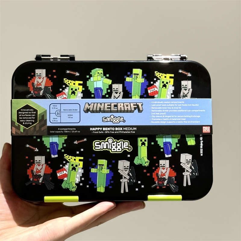 Smiggle Lunch Box Minecraft Design