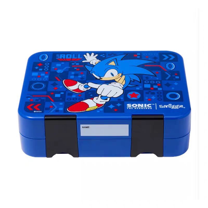 Smiggle Luch Box Sonic Design 21x15x4.5