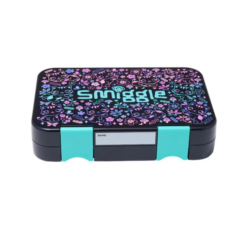 Smiggle Lunch Box Cat Design 21x15x4.5