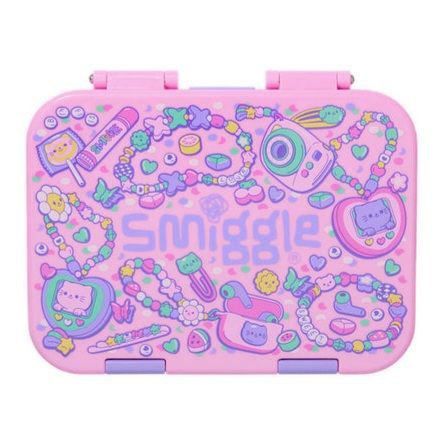 Smiggle Lunch Box Girly Design 21x15x4.5