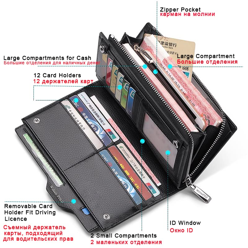UNISEX Genuine Leather Wallet HIGH Quality With Gift Box