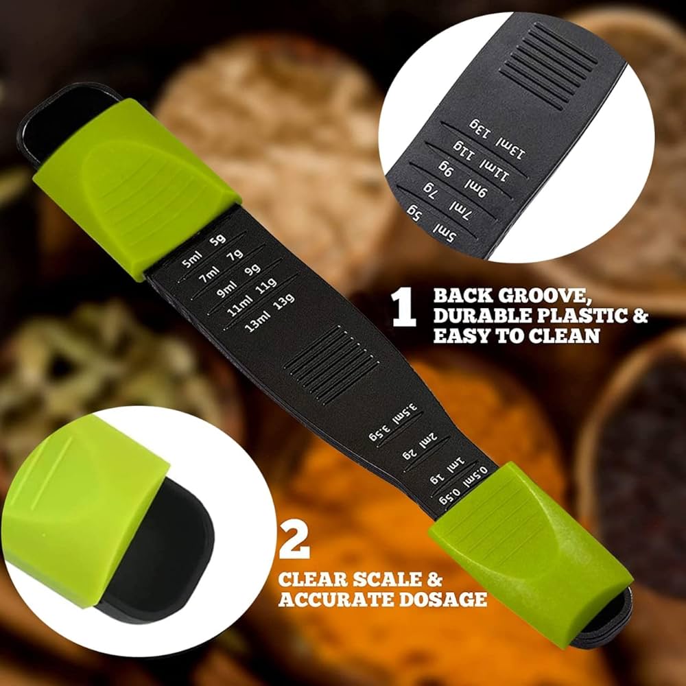 Double Scale Measuring Spoon Practical Kitchen Tool