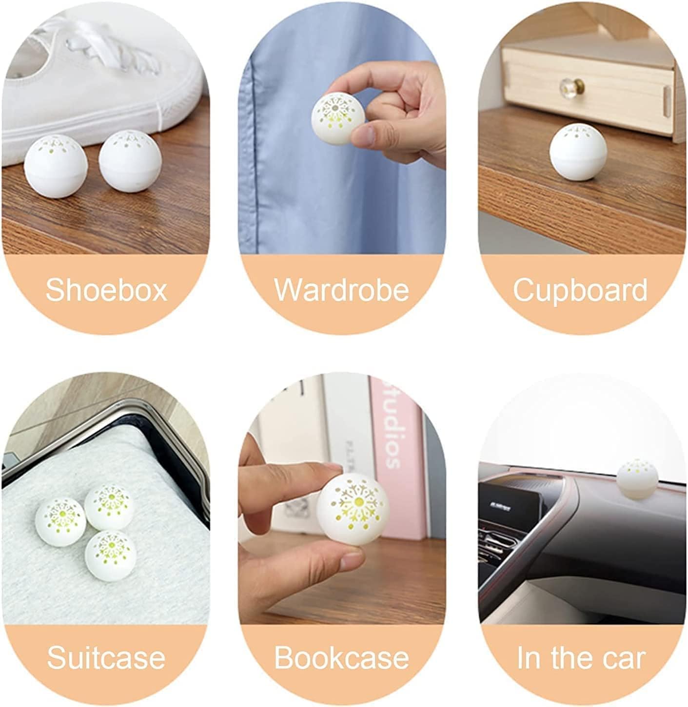 Deodorant Balls Odor Eliminator 5pcs