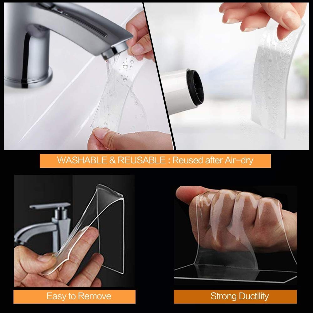 Double Sided Tape Transparent Traceless Multifunctional 5m