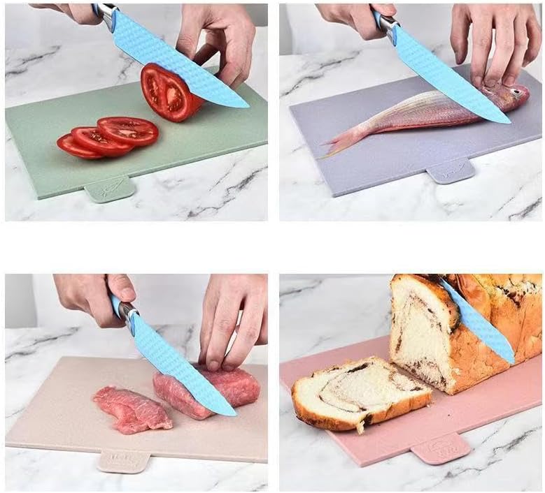 4 Pieces Chopping Board Set With Storage Holder