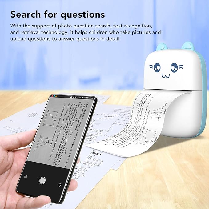 Mini Portable Printer Pocket Wireless Bluetooth Printer