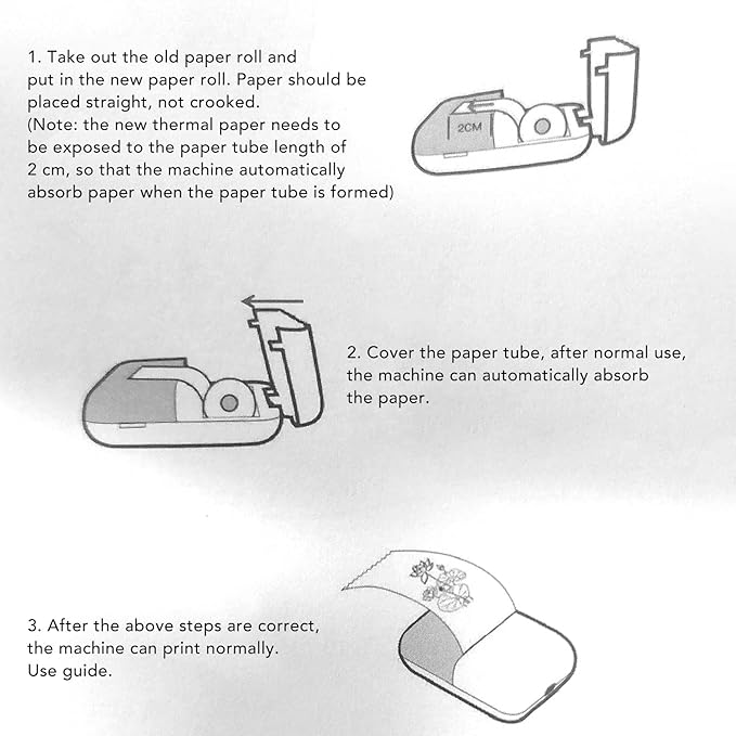 Mini Portable Printer Pocket Wireless Bluetooth Printer