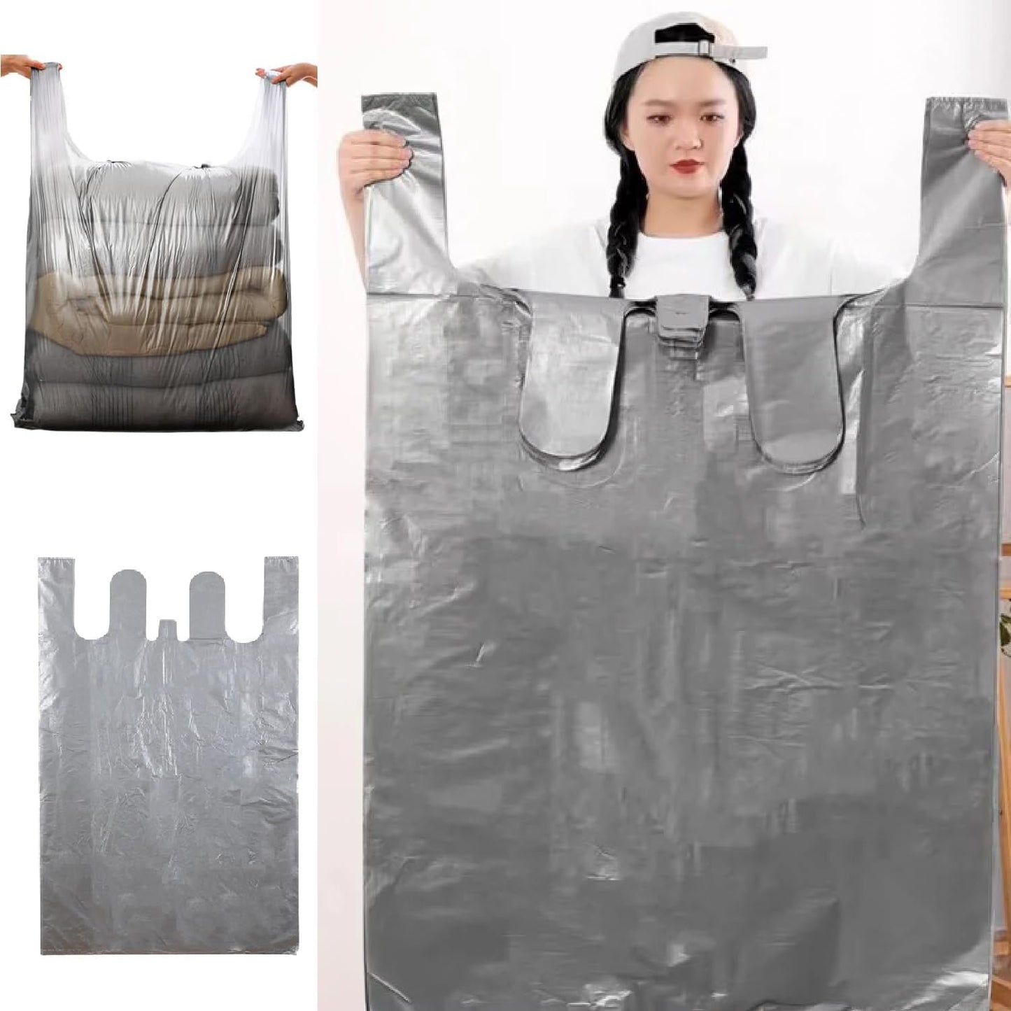 Large Capacity Packing Bag For Moving Quilt Storage 10Pcs Two Sizes